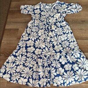 Floral Maxi Linen Dress